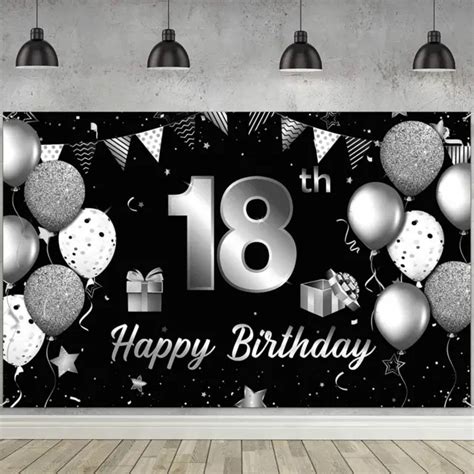 HAPPY TH BIRTHDAY Banner Backdrop Extra Large Fabric Th Birthday Sign Poster PicClick