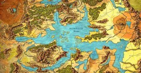 Forgotten Realms World Map 5e