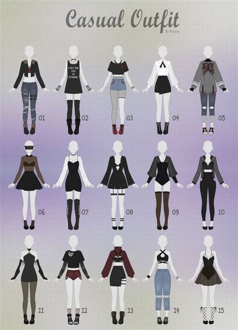 Closed Casual Outfit Adopts 24 By Rosariy On Deviantart