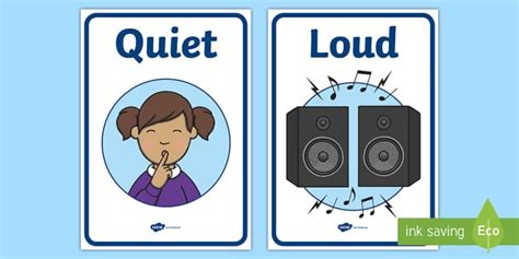 Loud And Quiet Singing Display Posters Teacher Made