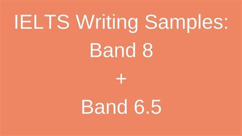 Ielts Writing Samples Band 8 And Band 65 Check This Out Here Ielts