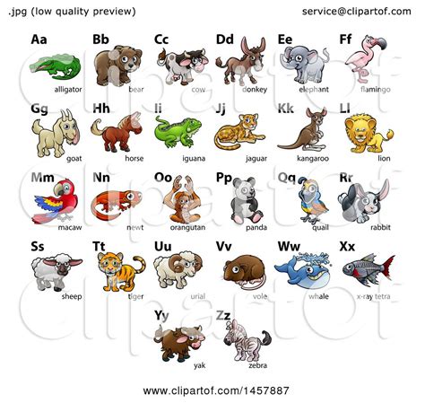 Animal Alphabet Chart