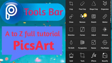 Full Details About Picsart Tools 2020 Picsart Editing Tutorial Youtube