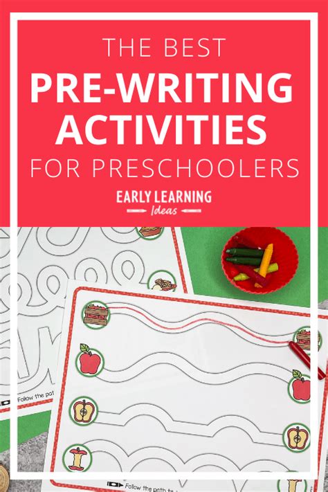 10 Pre Writing Activities For Preschoolers To Prepare For Writing Success
