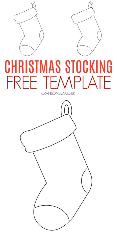 Christmas Stocking Template Free Printable Pdf Christmas Stocking