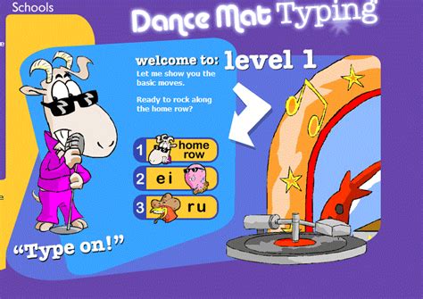 Dance Mat Typing Level For All Kids Type 1 2 3 4 Game September 2015