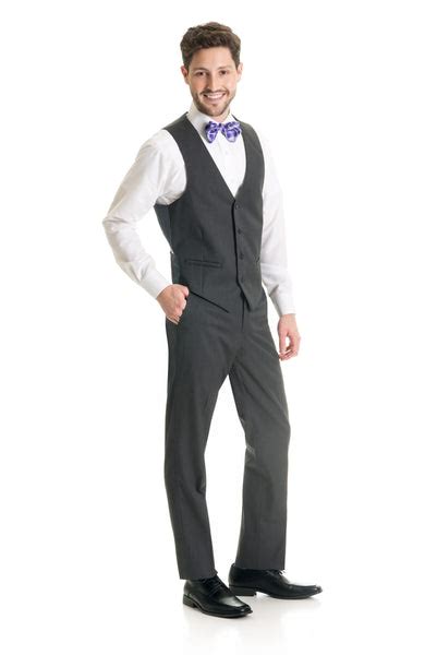 Dark Grey Suit Separates Vest Jims Formal Wear Shop