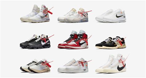 The Nike X Off White The Ten Collection Releases Today House Of Heat