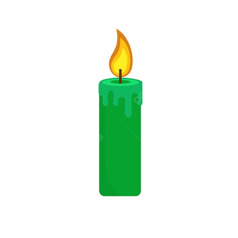Candle Flames Clipart Hd Png Flaming Green Candle Png And Vector