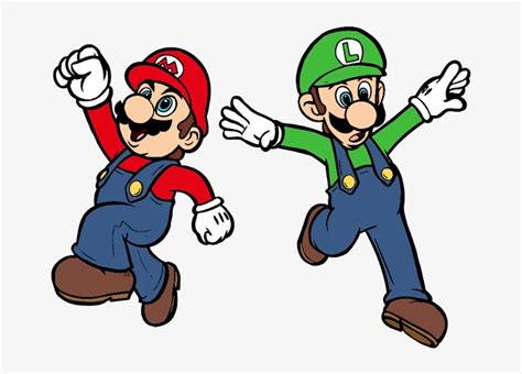 Mario And Luigi Drawing Free Download On Clipartmag