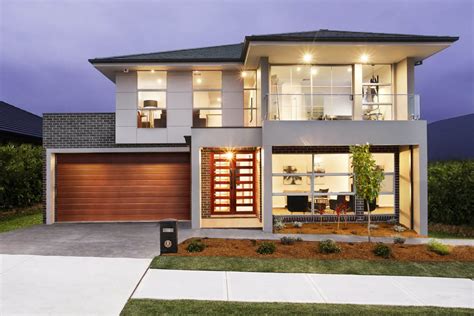 Australis 34 Modern Façade With Balcony Jandson Homes