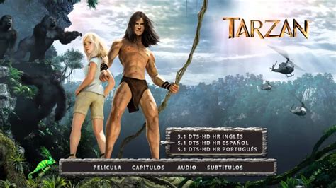 Tarzan 2014 Blu Ray Menu Preview Youtube