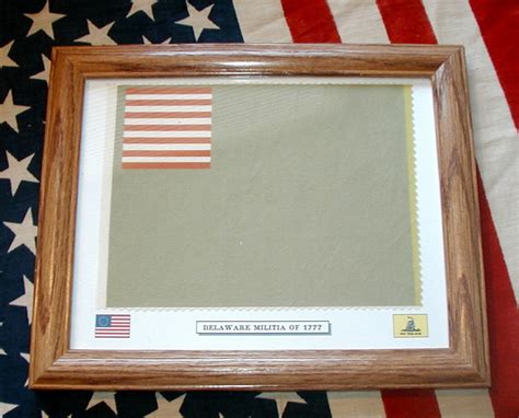 American Revolutionary War Flagdelaware Militia Flag Of Etsy