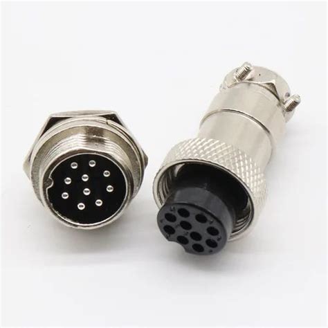 Rtex Mrs10 10 Pin Male Female Circular Connectors For Audio And Video