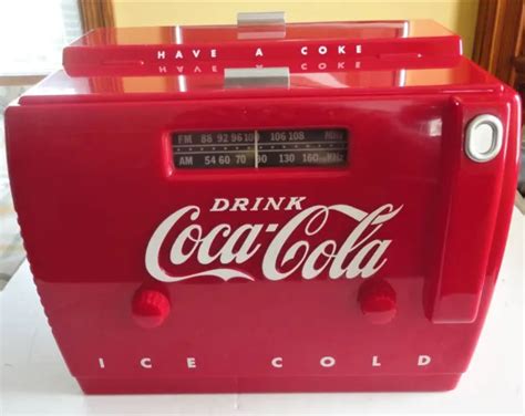 coke coca cola otr 1949 cooler am fm radio cassette player 7 new tdk d90 tapes 64 99 picclick