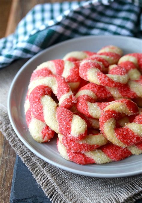 Peppermint Candy Cane Cookies Karens Kitchen Stories