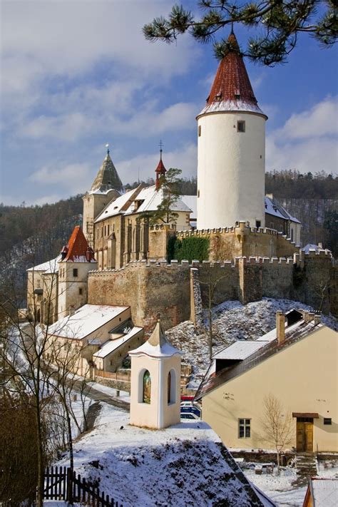 Krivoklat Castle In The Czech Republic Castle Tower Castle Mansion