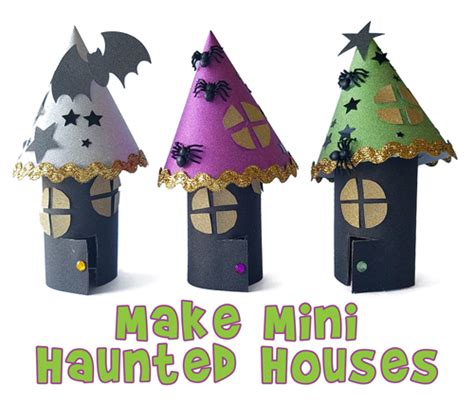 Make Halloween Haunted Houses Out Of Toilet Paper Rolls Woo Jr Kids