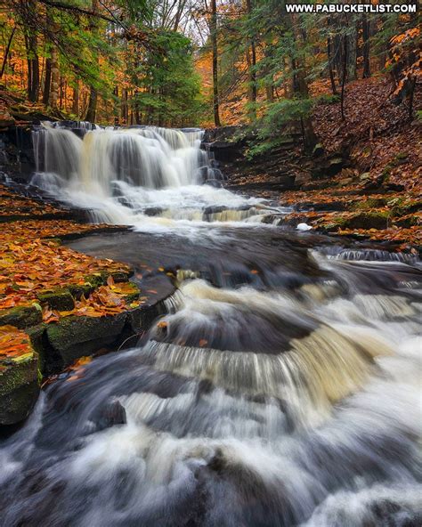 35 Pa Waterfalls For Fall Foliage Lovers