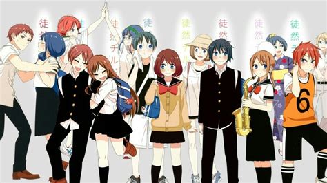Todos Os Casais De Tsurezure Children Anime Romance Parejas De Anime