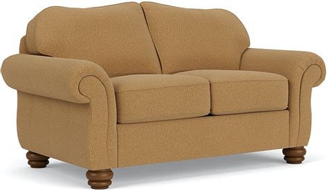 Flexsteel Bexley Leather Loveseat Without Nailhead Trim 3646 20