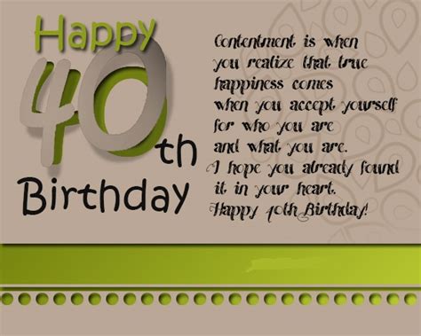 This is an important milestone, but that importance adds to the difficulty of deciding. Happy 40th Birthday Images Male - change comin