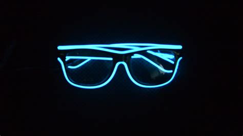 Wholesale Neon Glasses Led Sunglasses Flashing El Wire Led Crazy Big
