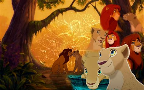 Simba And Nala Lion King Fathers And Mothers Fond Décran 43204703