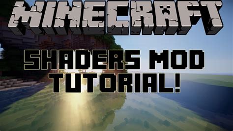 Minecraft Shader 162 Tutorial Download The Shaders Mod And Rudoplays