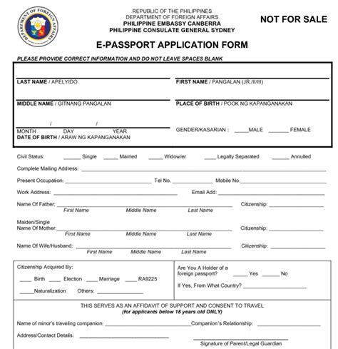 Passport Application Form How To Download Passport Form Pdf