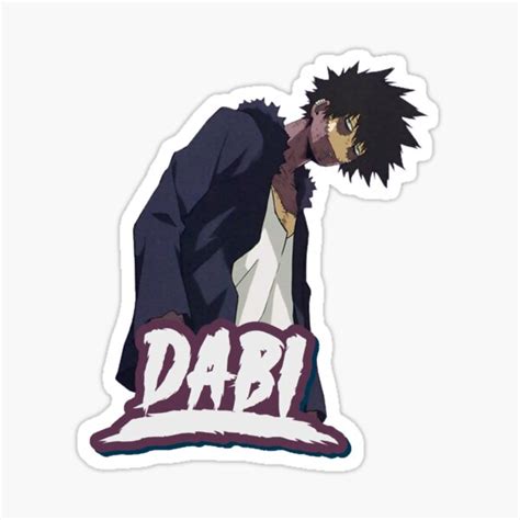 Mha Dabi Sticker Sticker For Sale By Eyelatches Redbubble