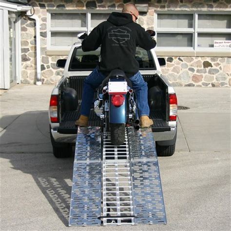 Aluminum Folding Arched Motorcycle Ramp 75 Motorcycle Ramp