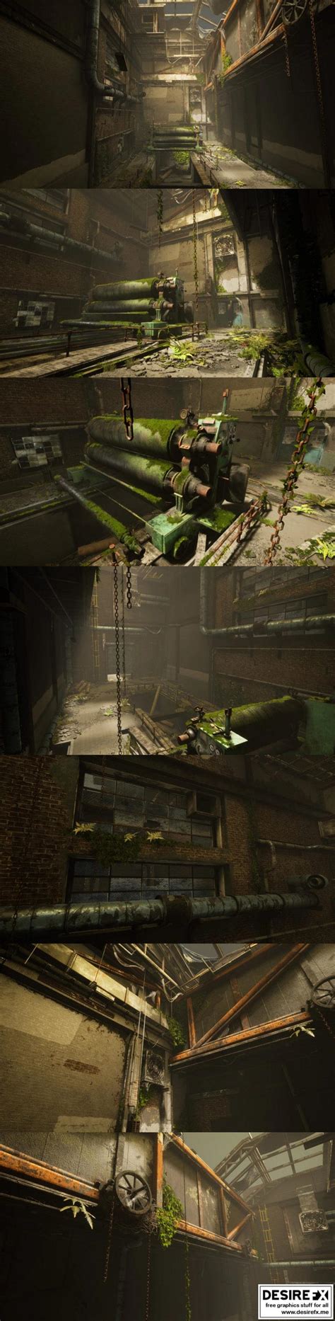 Desire FX 3d Models Abandoned Factory