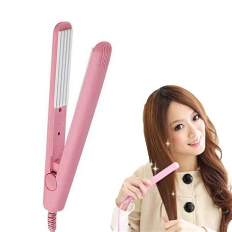 Professional Straight Hair Straightener Mini Pink Ceramic Electronic