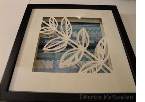 Shadow Box Frame With 3d Effect Matting Super Easy To Do Shadow Box Frames Box Frames 3d