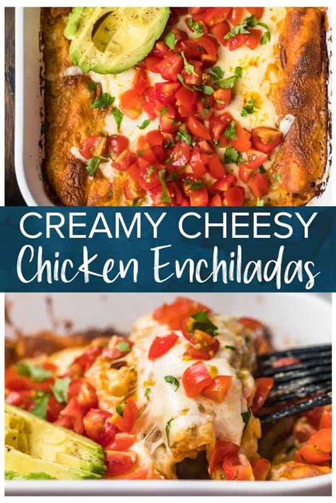 Cheesy Creamy Chicken Enchiladas The Cookie Rookie Video