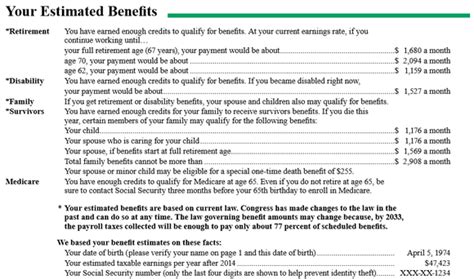 How Your Social Security Benefits Statement Can Help You Plan For