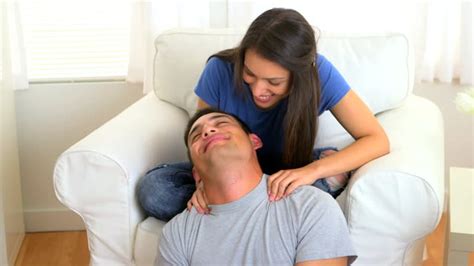 110 woman giving man massage stock videos and royalty free footage istock