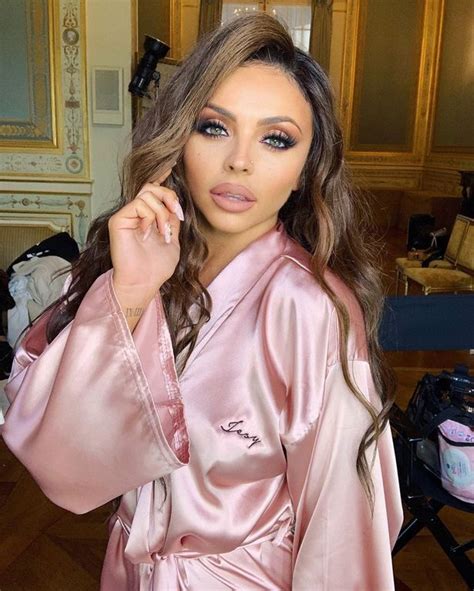 Jesy Nelson Hailed As Worlds Most Beautiful Woman As She Slips Into Silk Robe Mirror Online