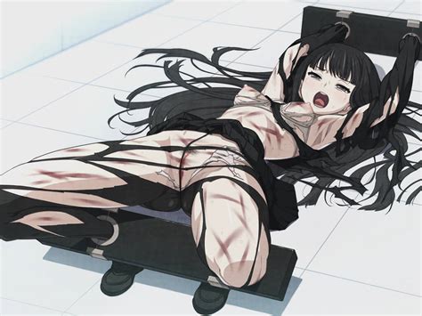 Rule 34 Black Hair Bondage Breasts Byakuya Rinne Clockup Crying