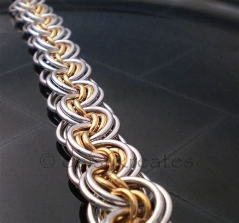 Ghenghiz Cohen Chainmaille Bracelet In Mixed Metals Daisykreates