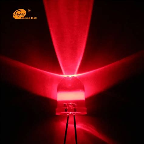 100pcs Led 10mm Led Red Leds Diode Ultra Bright Superbright Led Lamp