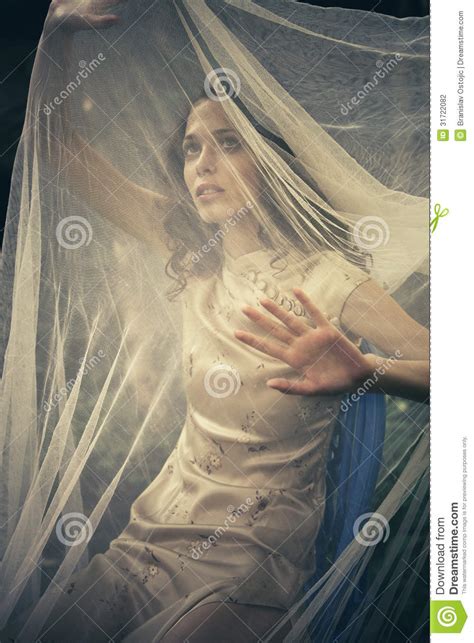 Caught In The Net Stock Photo Image Of Woman Shot Elegant 31722082