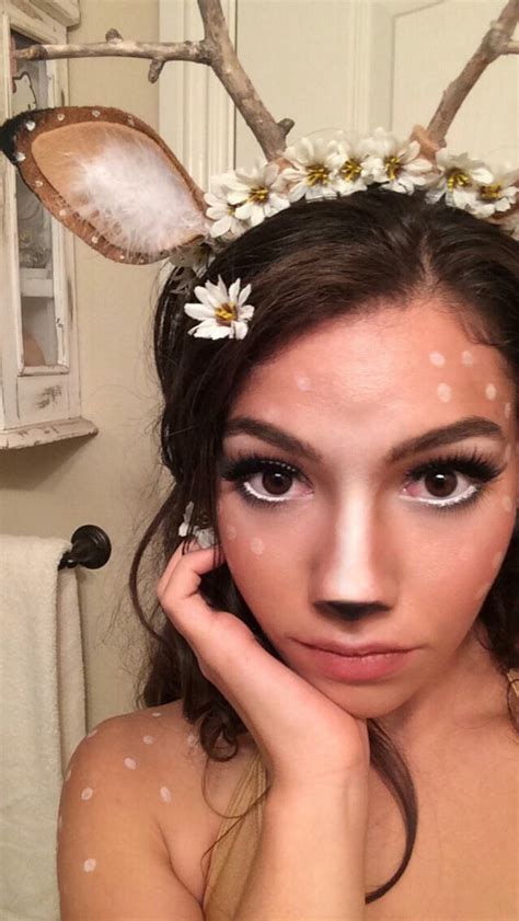 Deer Fawn Bambi Makeup Costume Halloween Cute Costumes Holloween
