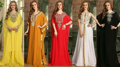 Fabulous And Stunning New Style Moroccan Kaftan Dress Design YouTube
