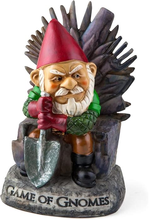 Amazon Com BigMouth Inc Game Of Gnomes Garden Gnome 9 5 Inch Funny