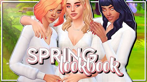 The Sims 4 Maxis Match Spring Lookbook 2020 🌺 Cc Links Youtube