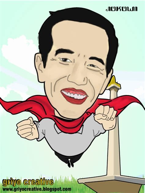 Griyo Creative Caricature Pak Jokowi