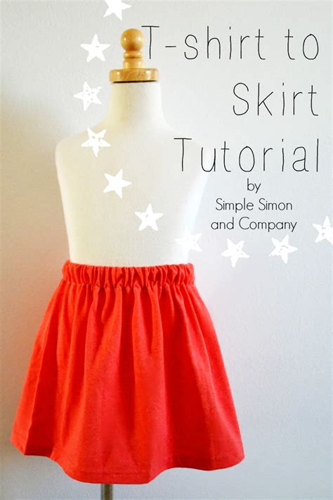 Old wool jumpers, for example, can be turned into carpets, cashmere can be recycled into suits. T-Shirt to Skirt Tutorial - Simple Simon and Company