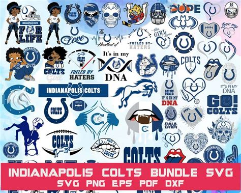 Indianapolis Colts Logo Svg Bundle Vector Graphics